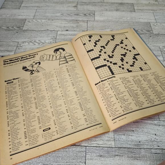 Games Magazine March / April 1981 Vtg Brain Teasers Logic Crossword Puzzles - Picture 11 of 16
